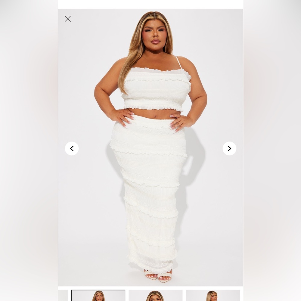 Ruffle 2 piece set